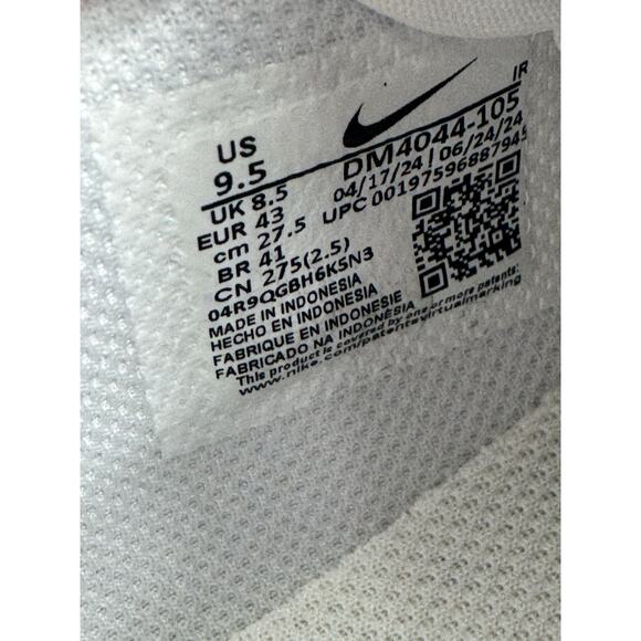 Nike CORTEZ Men's NEW Casual Shoe White/Black US Size 9.5 Medium - Picture 10 of 11